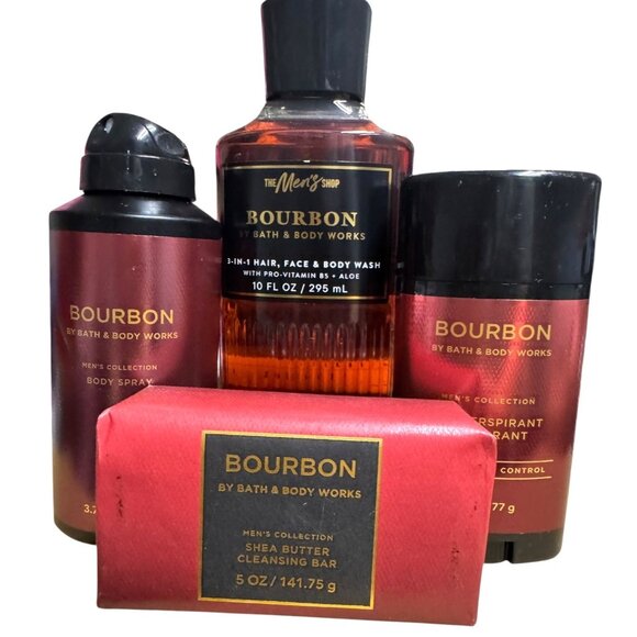 Bourbon Men's Collection 4pc Set NEW - Picture 1 of 2